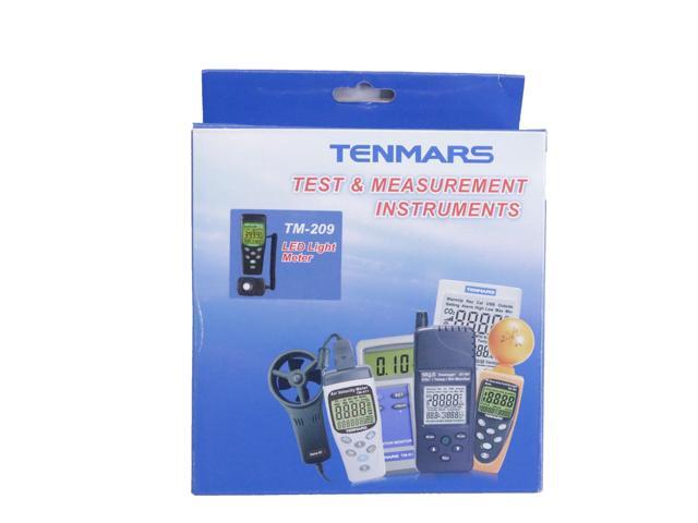 TENMARS TM-209 Digital LED Light Level Meter 400,000 Lux FC Measuring