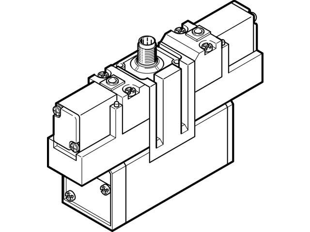 FESTO JMEBDH-5/2-D-3-ZSR-C 184510 Air Solenoid Valve New