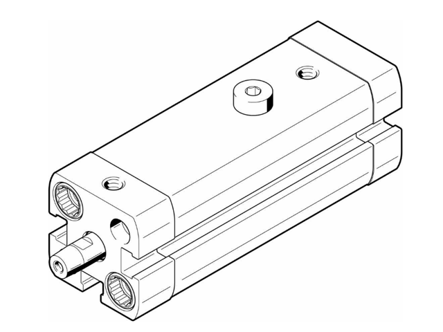 FESTO CLR-20-20-R-P-A 535441 Swing Clamp Cylinder New