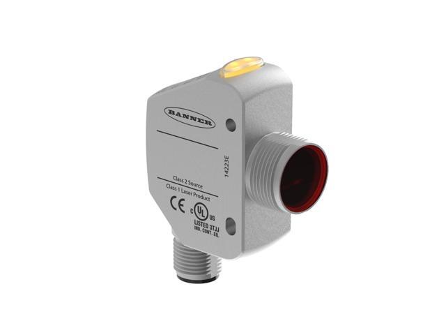 BANNER Q4XTBLAF300-Q8 10-30VDC Rugged Distance Laser Sensor Range 300mm