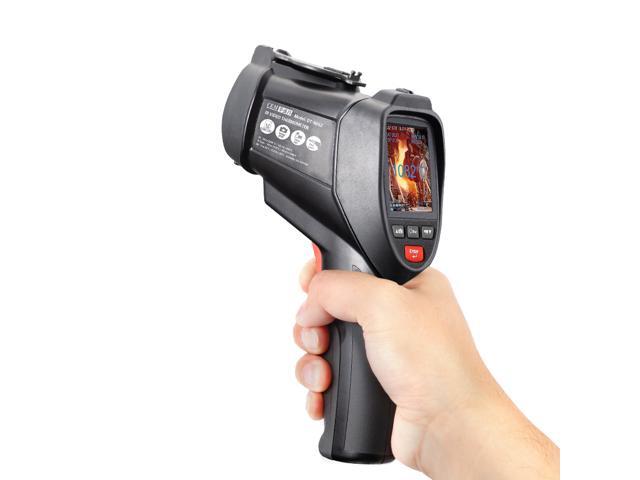 CEM DT-9861 Infrared IR Dual Laser Video Thermometer Color TFT LCD Screen 8G