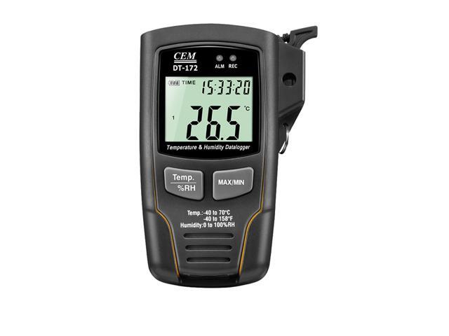 CEM DT-172 Temperature Humidity Hygrometer Data Logger with Display Monitor