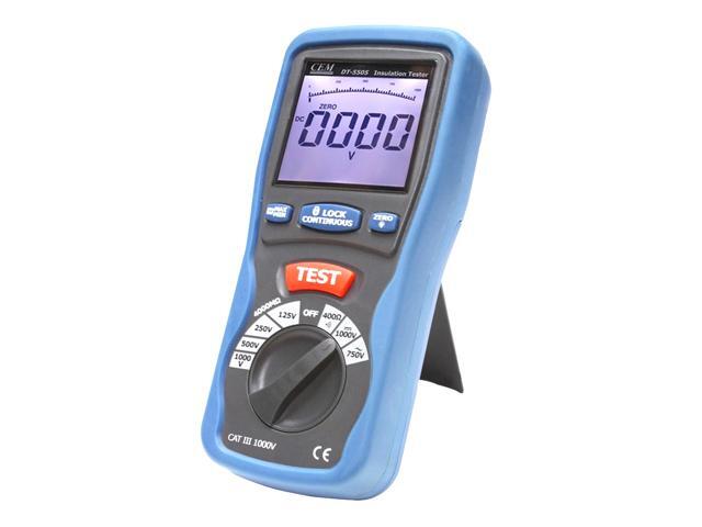 CEM DT-5505 Insulation Testers Large Dual Display with Backlight