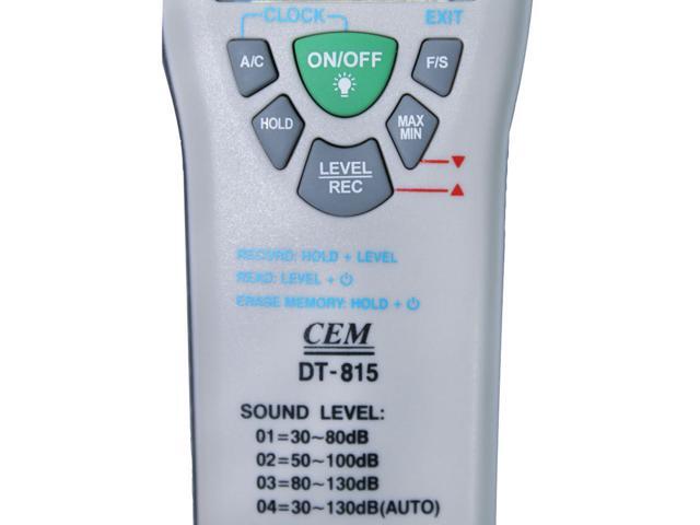 CEM DT- 815 Sound Level Meter Environment Test Meter Noise