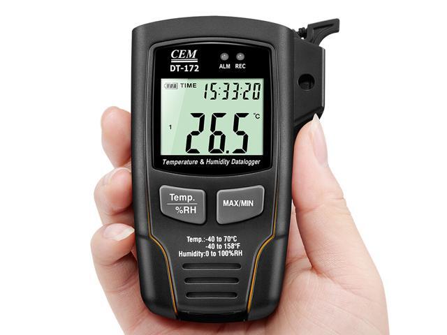 CEM DT-172 Temperature Humidity Hygrometer Data Logger with Display Monitor