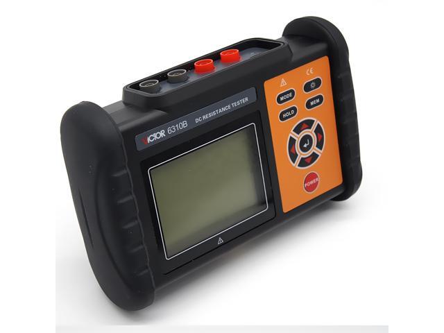 VICTOR 6310B DC Low Resistance Tester Micro-ohmmeter Ohmmeter LCD Display