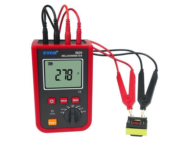 ETCR3620 Portable Milliohmmeter DC Low Value Resistance Tester