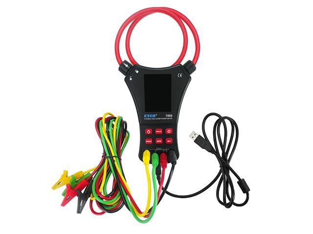 ETCR7350 Rogowski Coil/Flexible Coil Clamp Power Meter 0.0A~ 6000A