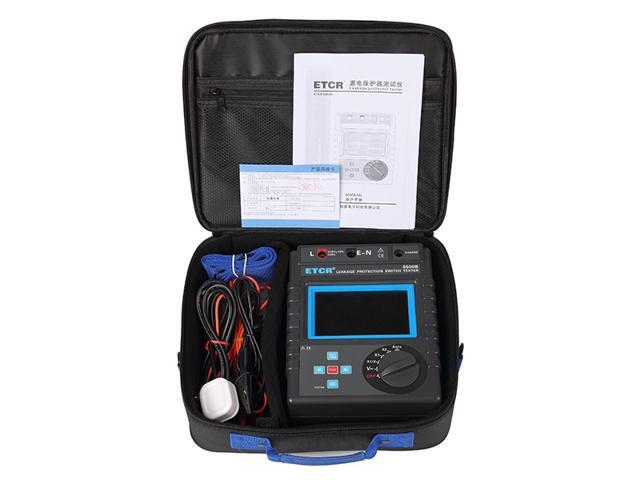 ETCR8600B Leakage Protector Tester 5mA~1000mA 0~600V
