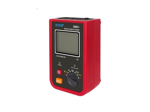 ETCR3000+ Digital Earth Resistance Tester Resistance Range 0.10O ~ 2000O