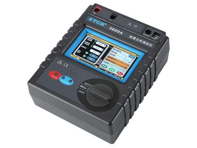 ETCR3800A Lightning Protection Component Tester Touch color LCD