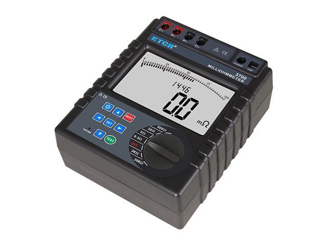ETCR3700 Intelligent Equipotential Bonding Resistance Tester 0.0001O~30.00kO