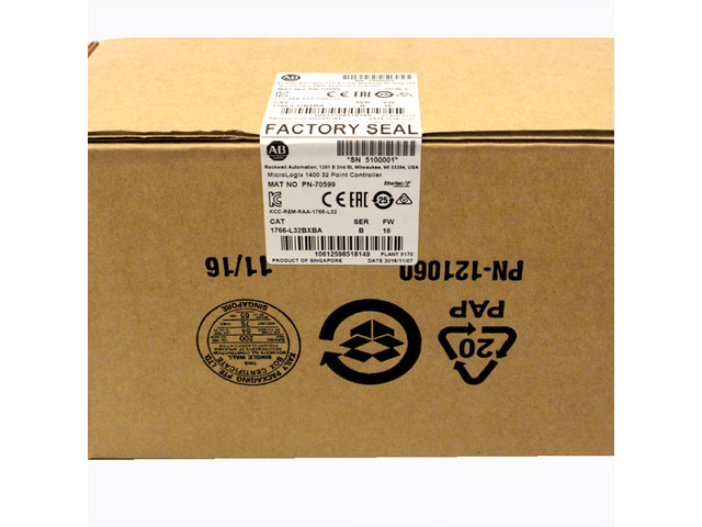 Allen Bradley 1766-L32BXBA MicroLogix 1400 Catalog PLC Module Factory Sealed