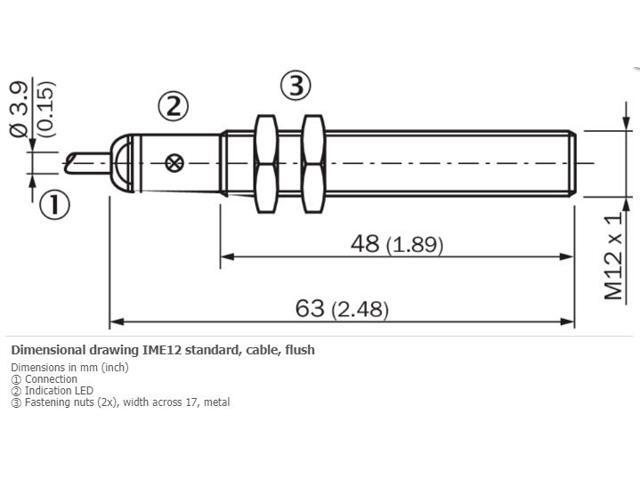 SICK IME12-04BPSZW2S Inductive Proximity Sensors,PNP,New