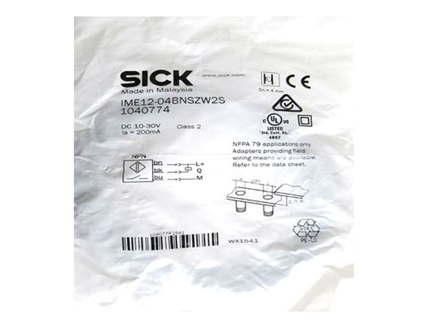 SICK IME12-04BNSZW2S Inductive Proximity Sensors,NPN,New