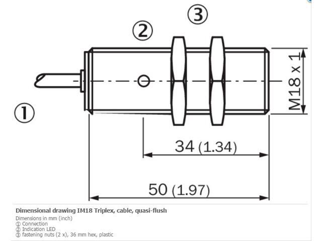 SICK IM18-12BPS-ZW1 Inductive proximity sensors ,NPN ,PNP,New