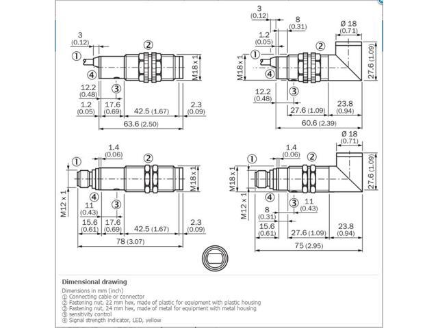 SICK VTF18-4N1640 Photoelectric proximity sensor ,NPN ,New