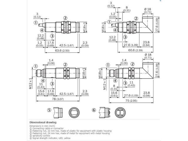 SICK VTE18-4N4312 Photoelectric proximity sensor ,NPN ,New