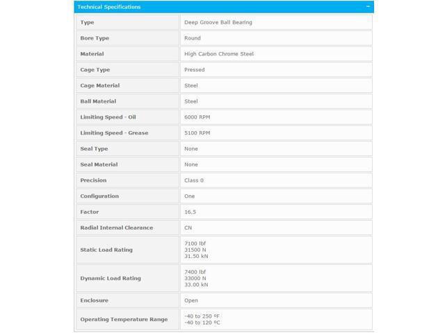 NTN 6918 Single Row Radial Ball Bearing - Open Type 90x125x18mm
