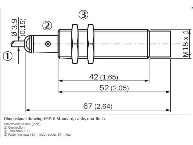 SICK IME18-08NPOZW2S Inductive proximity sensors ,PNP,New