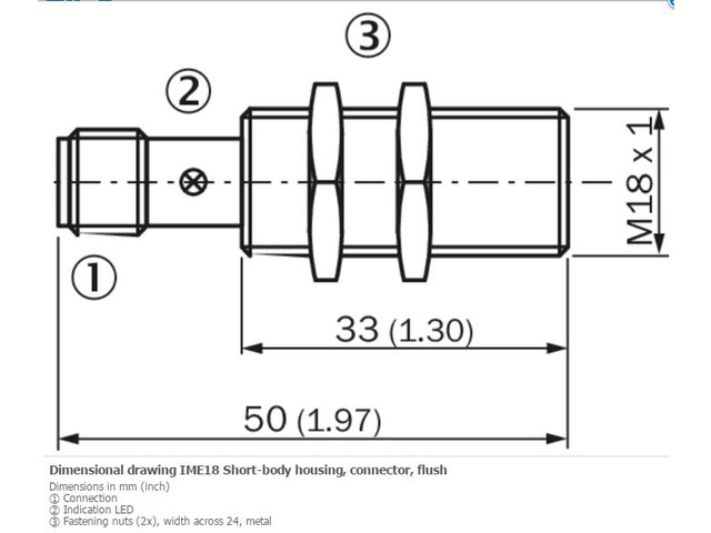 SICK IME18-05BPSZCOK Inductive proximity sensors,PNP,New