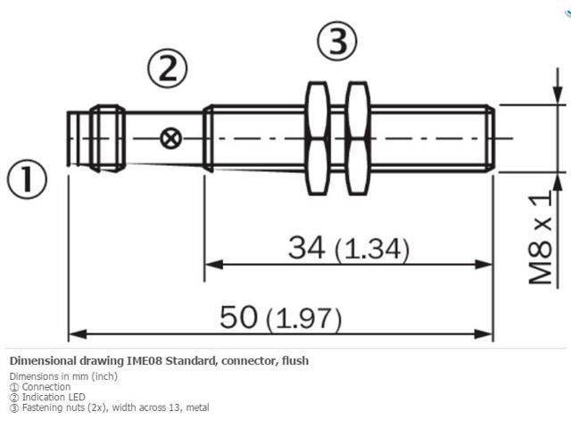SICK IME08-02BNOZTOS Inductive proximity sensors NPN,New
