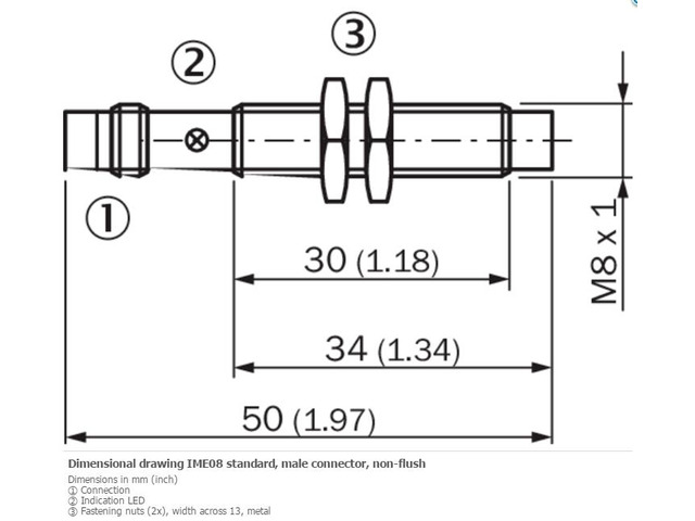 SICK IME08-04NNSZTOS Inductive proximity sensors,NPN New