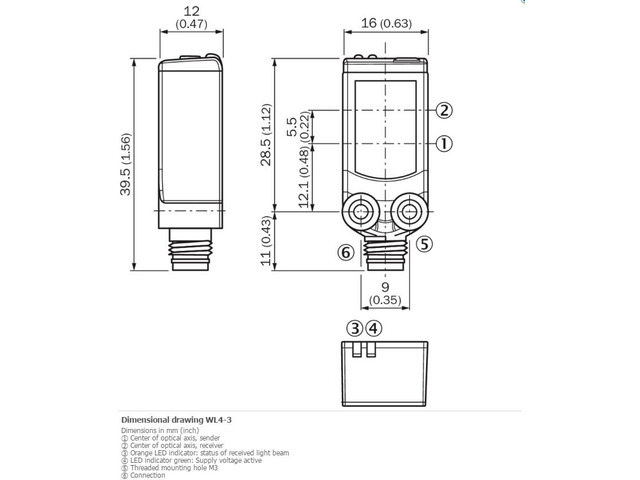 SICK WL4-3P3030S33 Miniature Photoelectric Sensors PNP,New