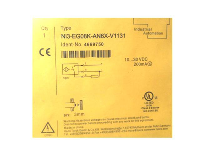 TURCK Ni3-EG08-AP6X-V1131 4602750 Inductive sensor PNP