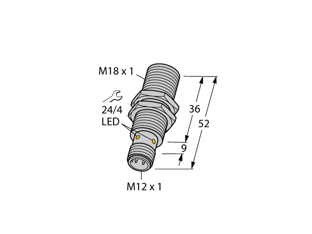 TURCK Bi5-M18-RP6X-H1141 1635156 Inductive sensor PNP