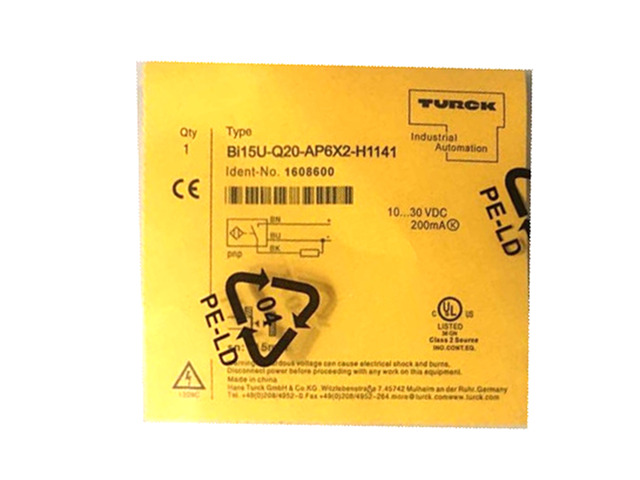 TURCK BI15U-Q20-AP6X2-H1141 1608600 Inductive sensor PNP