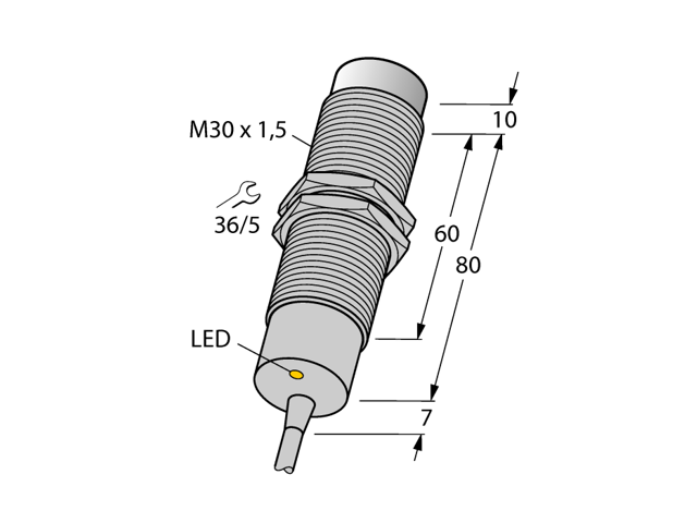 TURCK NI15-M30-AP6X/S120 4617210 Inductive sensor PNP