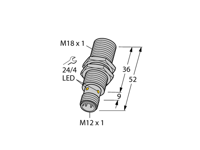 Photos - Other Power Tools Turck Bi7-M18-AD4X-H1141 4414541 Inductive sensor 