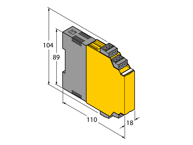 TURCK IM1-22EX-R 7541231 Isolating switching amplifier