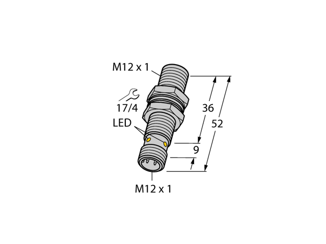 TURCK BI4U-MT12-AN6X-H1141 1634829 Inductive sensor NPN