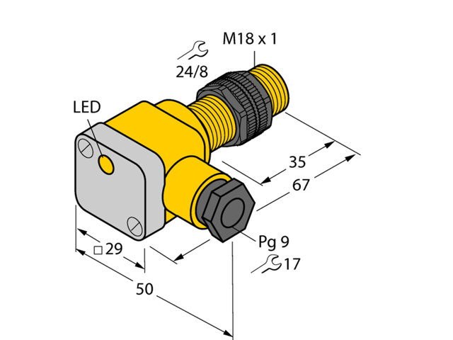 Photos - Other Power Tools Turck NI10-P18SK-Y1X 40361 Inductive sensor 