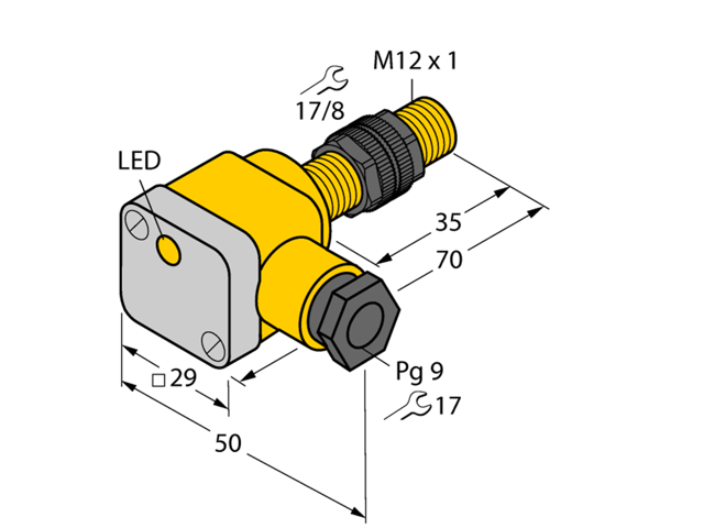 Photos - Other Power Tools Turck BI2-P12SK-Y1X 40310 Inductive sensor 