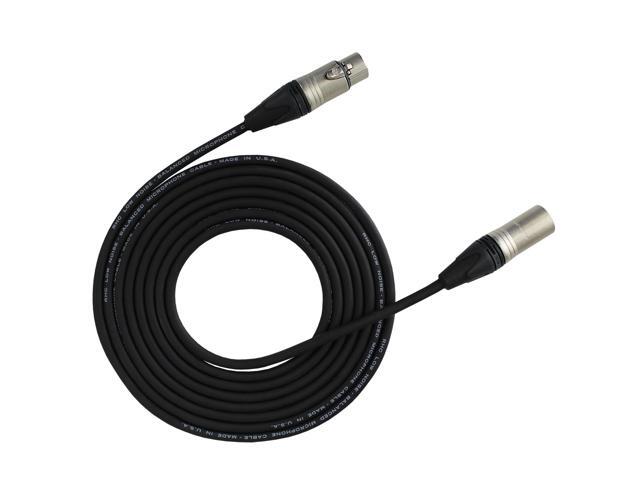 RapcoHorizon NM1-15 XLRM-XLRF Microphone Cable 15 Foot