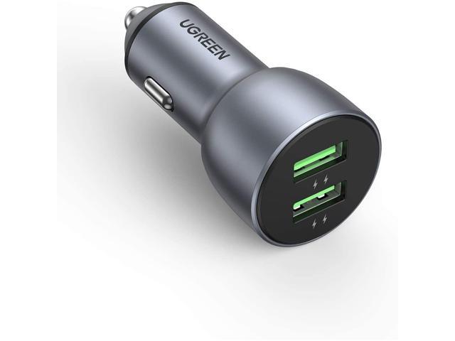 UGREEN USB Car Charger, 36W Dual QC 3.0 Fast Charging Adapter...