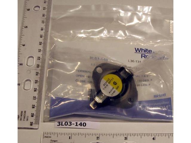 Emerson 3L03-140 Snap Disc Limit Control with Manual Reset