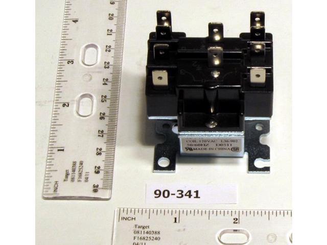 WHITE-RODGERS 90 341S1 Relay,Switching,1/2 HP