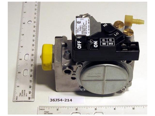 WHITE-RODGERS 36J54-214 Gas Valve, NG/LP, Electronic, 24 V, Fast Opening,