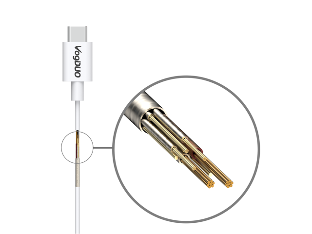 VOGDUO USB-C to USB-C short cable- 4 inches, travel friendly and pocket friendly, compatible with Samsung Galaxy, Google Pixel, and laptops with... VOGDUO USB-C to USB-C short cable- 4 inches, travel friendly and pocket friendly, compatible with Samsung Galaxy, Google Pixel, and laptops with...