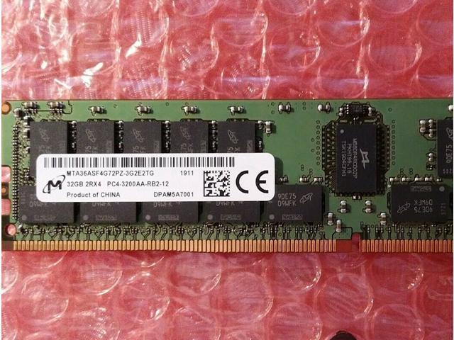 Crucial 32GB DDR4 3200 (PC4-25600) RDIMM CL22 Server Memory Module