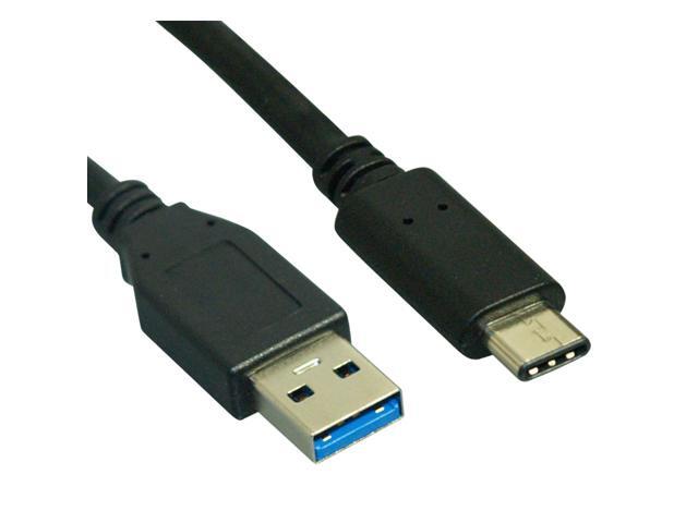 USB A to C Cable, 3.2 Gen 1x1 - 10 Gigabit, USB Type-A male to Type-C Male, 3 foot