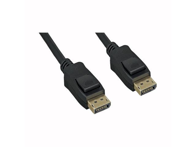DisplayPort v1.4 Video Cable, 32.4 Gbit/s Data Rate, 8k@60Hz / 4k@120Hz, DisplayPort Male, 3 foot