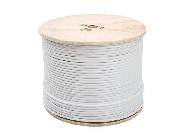 Cmple 1001-N RG6 Cable - Standard Shield (White) 500 Feet - image 5