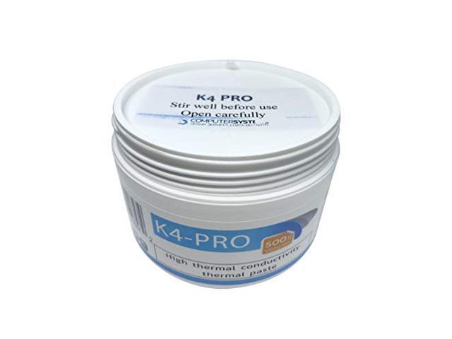 K4-PRO 500g High Thermal Conductivity Thermal Paste K>4,6 W/mK for Computer Heat Sinks Ideal for Long Lasting Applications, CSGR
