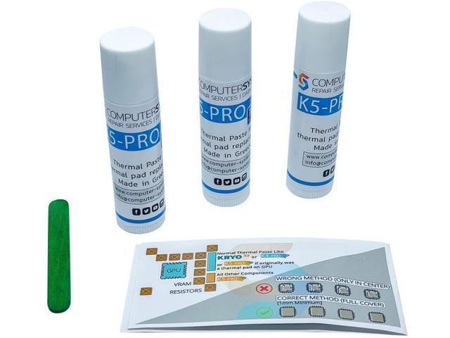 K5 PRO 3X10g 30g Viscous Thermal Paste for Thermal Pad Replacement Liquid Thermal Pad Putty Compatible with Apple iMac, Asus ROG, Acer Nitro, MSI...