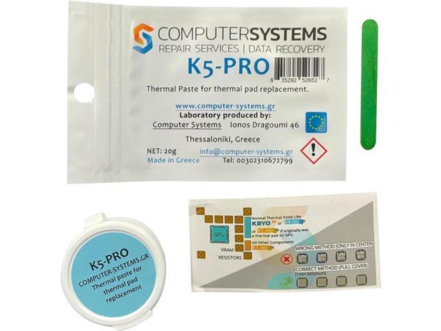 K5 PRO 20g Viscous Thermal Paste for Thermal Pad Replacement Liquid Thermal Pad Putty Compatible with Apple iMac, Asus ROG, Acer Nitro, MSI...